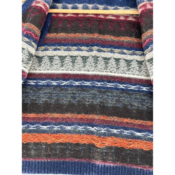 VTG Northern Reflections Womens Lg Button Up Hong Kong Sweater Vest Christmas - Picture 8 of 8